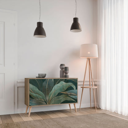 Credenza a 2 ante ROYAL GREEN in effetto rovere