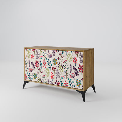 Credenza a 2 ante AUTUMN SUNDRIES in effetto rovere