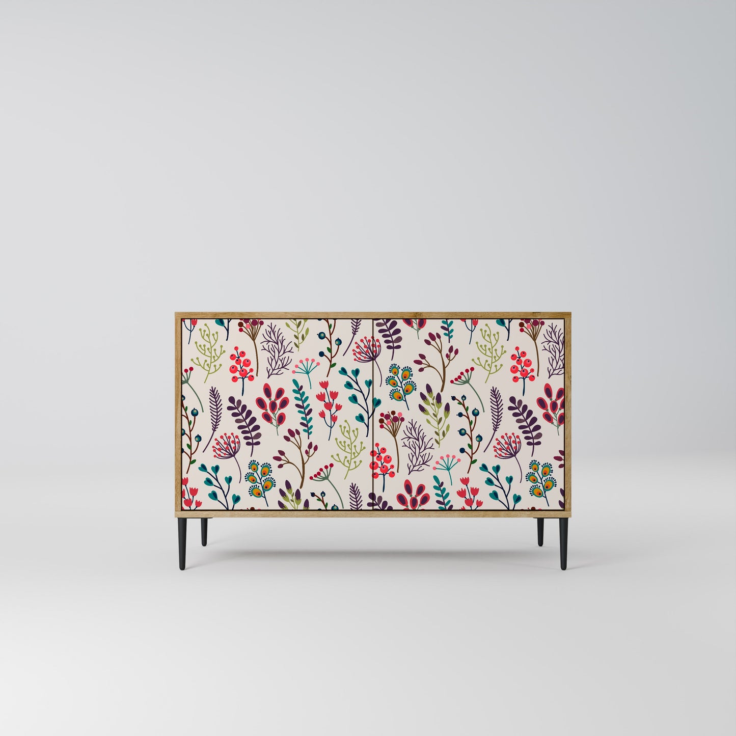 Credenza a 2 ante AUTUMN SUNDRIES in effetto rovere