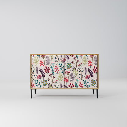 Credenza a 2 ante AUTUMN SUNDRIES in effetto rovere