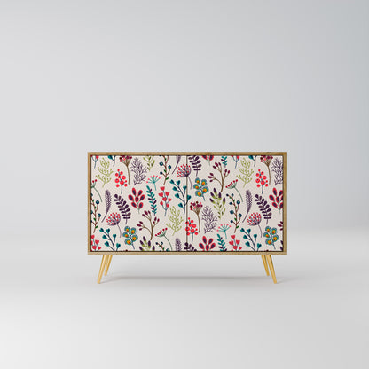 Credenza a 2 ante AUTUMN SUNDRIES in effetto rovere