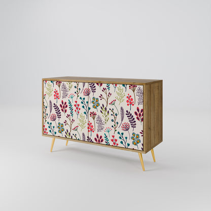 Credenza a 2 ante AUTUMN SUNDRIES in effetto rovere