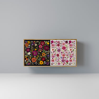 DAYNITE GARDEN Madia a 2 Ante in Effetto Rovere