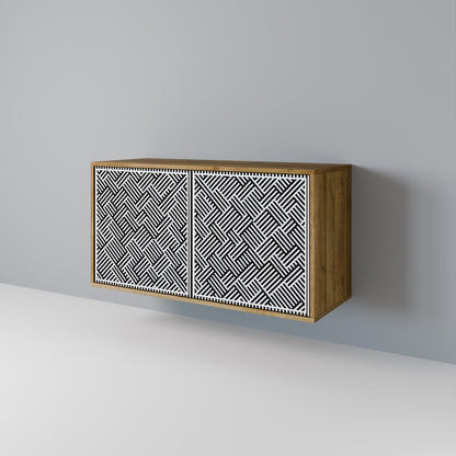 TEMPORARY SEQUENCE 2-Door Sideboard in Oak Effect