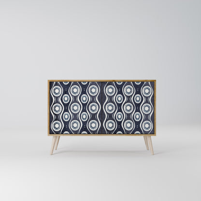 GRAPHITE EYES 2-Door Sideboard in Oak Effect