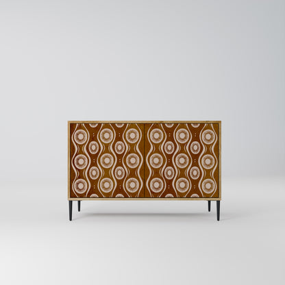 BROWN EYES 2-Door Sideboard in Oak Effect