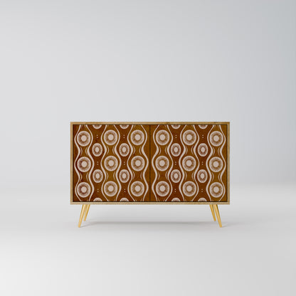 BROWN EYES 2-Door Sideboard in Oak Effect