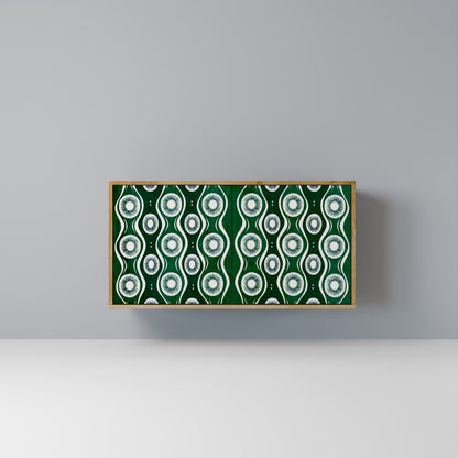 GREEN EYES 2-Door Sideboard in Oak Effect
