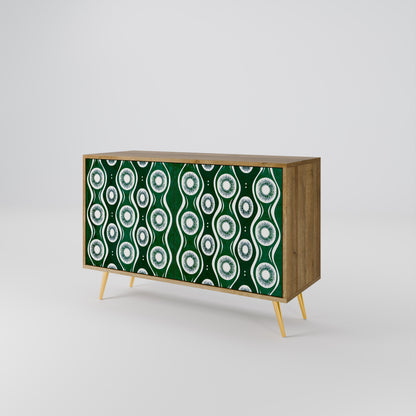 GREEN EYES 2-Door Sideboard in Oak Effect