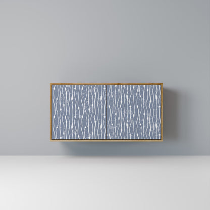 GRAPHITE RAIN 2-Door Sideboard in Oak Effect