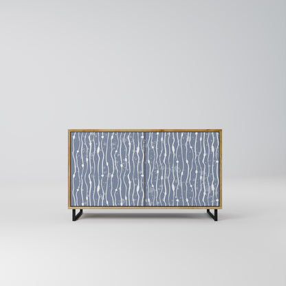 GRAPHITE RAIN 2-Door Sideboard in Oak Effect