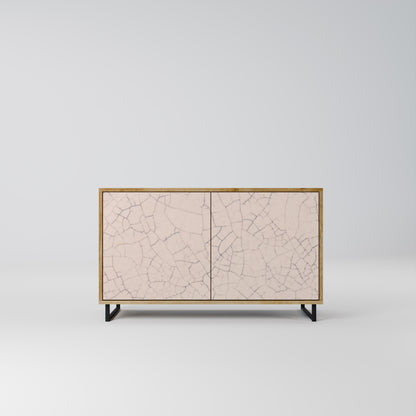 Credenza a 2 ante CERAMIC TEXTURE effetto rovere
