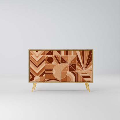PRISM MOSAIC 2-Door Sideboard in Oak Effect