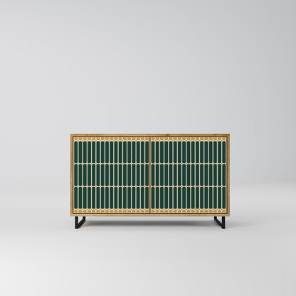 Credenza ILUSION GATE a 2 ante in effetto rovere