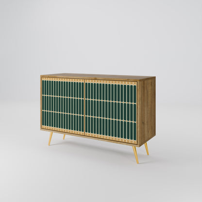 Credenza ILUSION GATE a 2 ante in effetto rovere