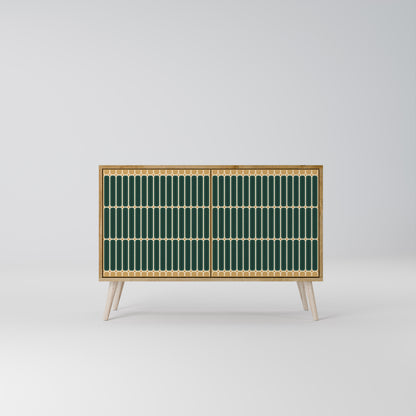 Credenza ILUSION GATE a 2 ante in effetto rovere