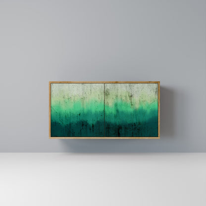 Credenza NORTHERN LIGHTS a 2 ante in effetto rovere