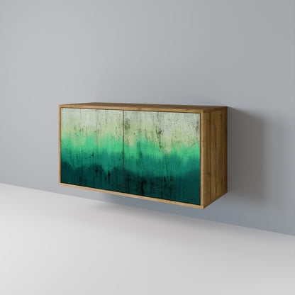Credenza NORTHERN LIGHTS a 2 ante in effetto rovere
