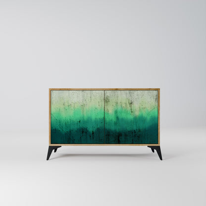 Credenza NORTHERN LIGHTS a 2 ante in effetto rovere