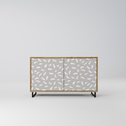 Credenza PASSING SECONDS a 2 ante in effetto rovere