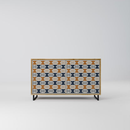 Credenza a 2 ante REFLECTION RANGE in effetto rovere
