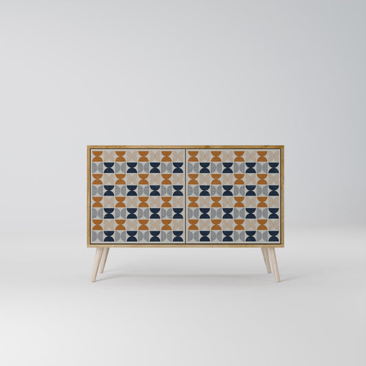 Credenza a 2 ante REFLECTION RANGE in effetto rovere