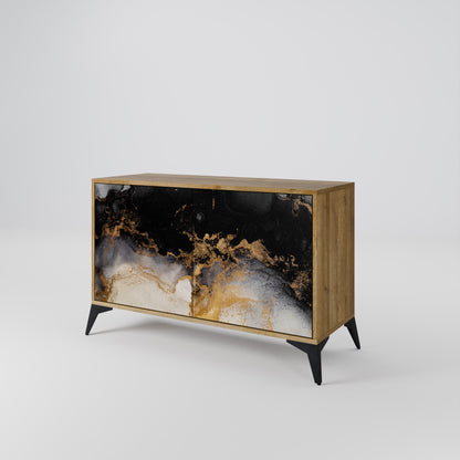 MARBLE OF TOMMORROW 2-Door Sideboard in Oak Effect