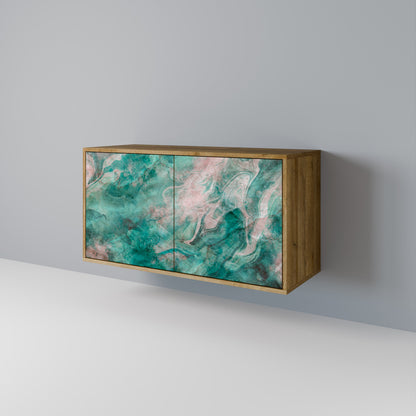 Credenza ABSTRACT ALCHEMY a 2 ante in effetto rovere