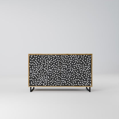 Credenza BLINDING LIGHTS a 2 ante in effetto rovere