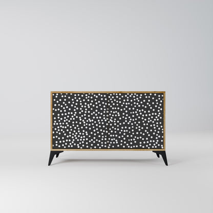 Credenza BLINDING LIGHTS a 2 ante in effetto rovere