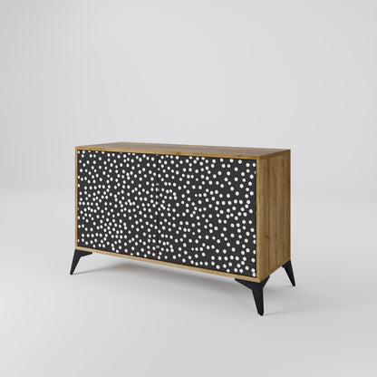 Credenza BLINDING LIGHTS a 2 ante in effetto rovere