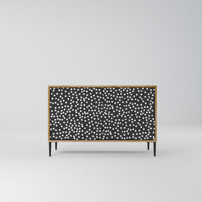 Credenza BLINDING LIGHTS a 2 ante in effetto rovere