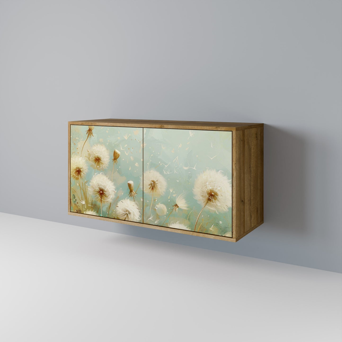 DREAMY MEADOW 2-Door Sideboard in Oak Effect