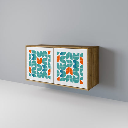 Credenza BE THE CHANGE a 2 ante in effetto rovere