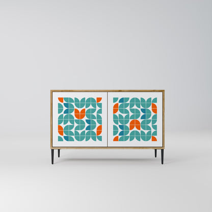 Credenza BE THE CHANGE a 2 ante in effetto rovere