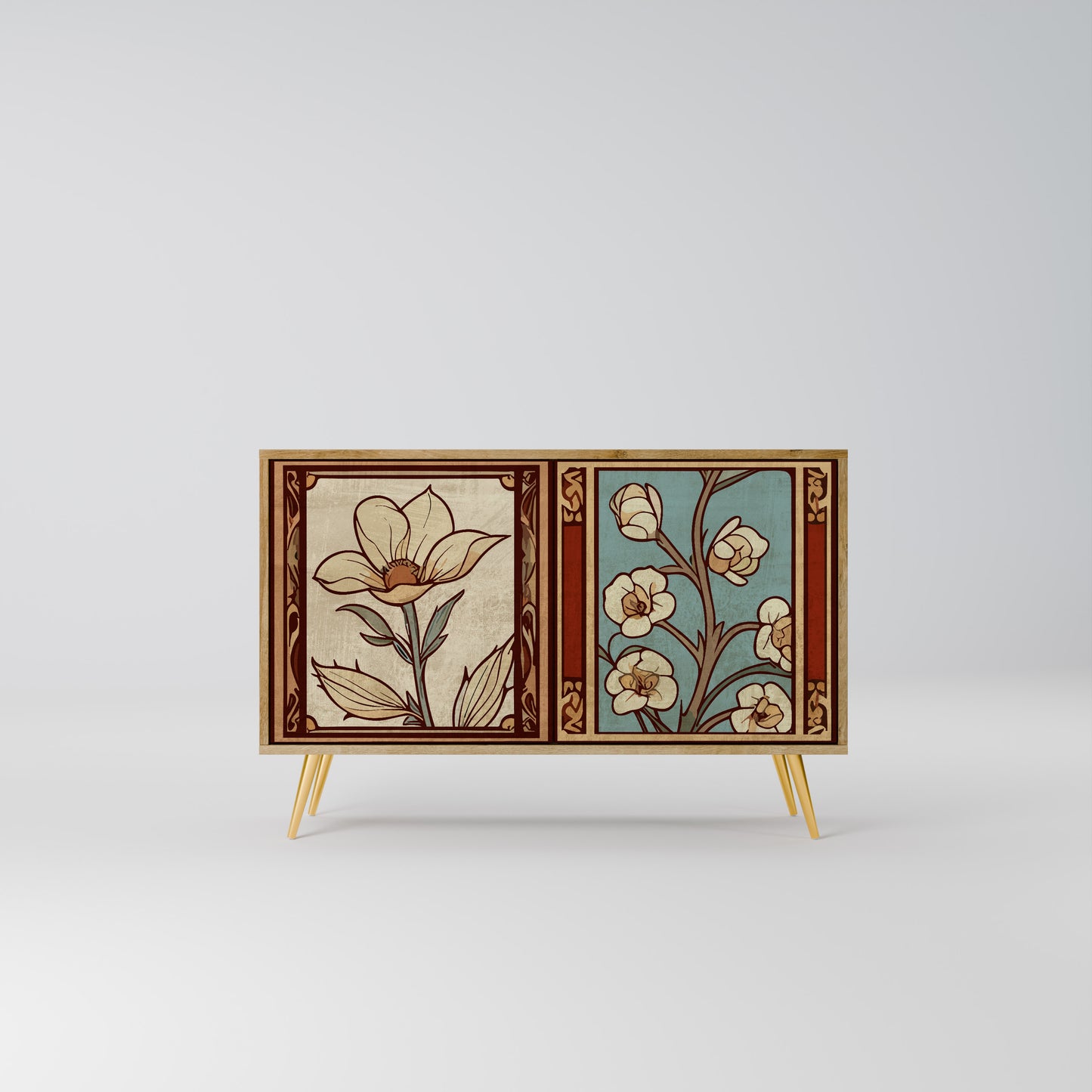 TIMELESS FLORA 2-Door Sideboard in Oak Effect