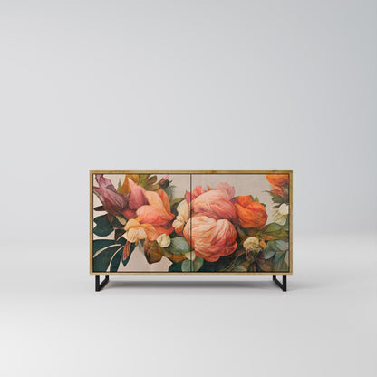 Credenza a 2 ante STYLISH BEAUTY in effetto rovere