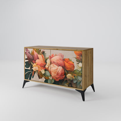Credenza a 2 ante STYLISH BEAUTY in effetto rovere