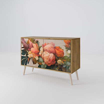 Credenza a 2 ante STYLISH BEAUTY in effetto rovere