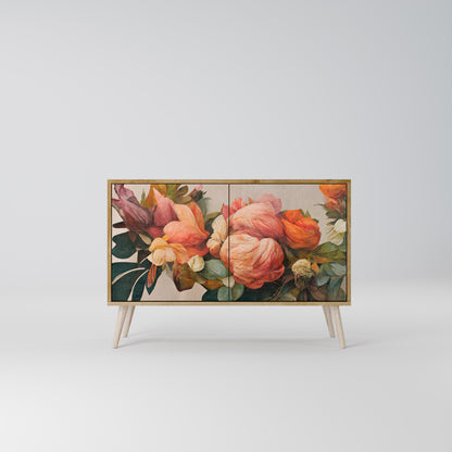 Credenza a 2 ante STYLISH BEAUTY in effetto rovere