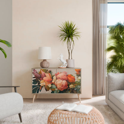 Credenza a 2 ante STYLISH BEAUTY in effetto rovere