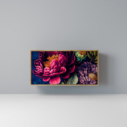 BLOOMING ELEGANCE 2-Door Sideboard in Oak Effect