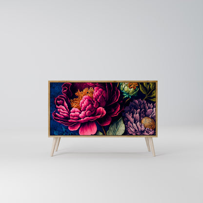 BLOOMING ELEGANCE 2-Door Sideboard in Oak Effect