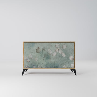NIGHT LADY 2-Door Sideboard in Oak Effect