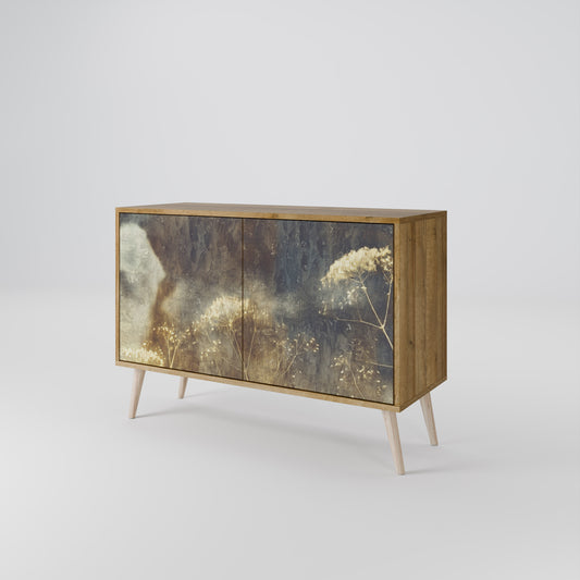 GENTLE POWER 2-Door Sideboard in Oak Effect