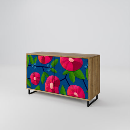 Credenza a 2 ante SPRING THOUGHTS in effetto rovere