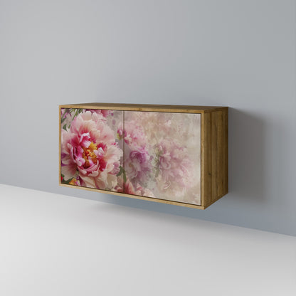 Credenza a 2 ante PEONY WHISPER effetto rovere