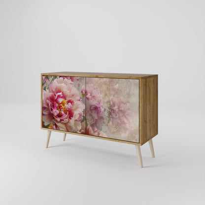 Credenza a 2 ante PEONY WHISPER effetto rovere