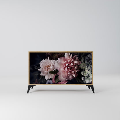 Credenza a 2 ante PURE BLOSSOM in effetto rovere