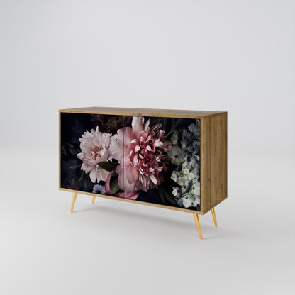 Credenza a 2 ante PURE BLOSSOM in effetto rovere